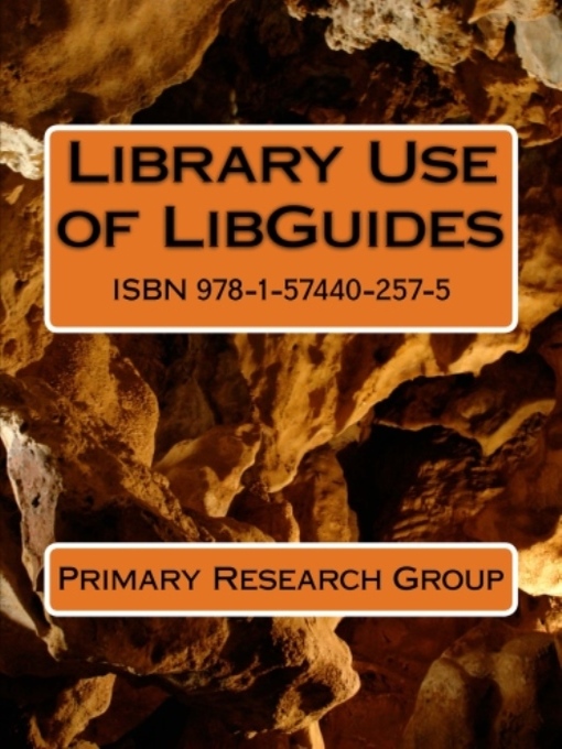 Cover image for Library Use of LibGuides